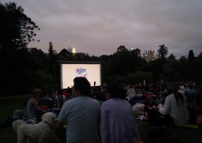 81 2016 Melbourne - Freiluftkino im Royal Botanischen Garten
