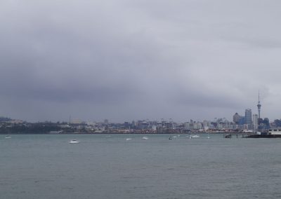 664 2016 Whangaparoa - Blick auf Auckland