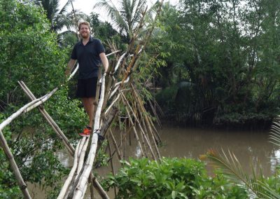 1215 2016 - Mekong Delta - Cai Be Monkey Bridge