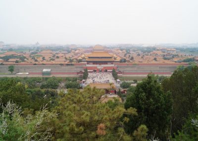 769 2016 Beijing - Jingshan Park - Blick auf verbotene Stadt